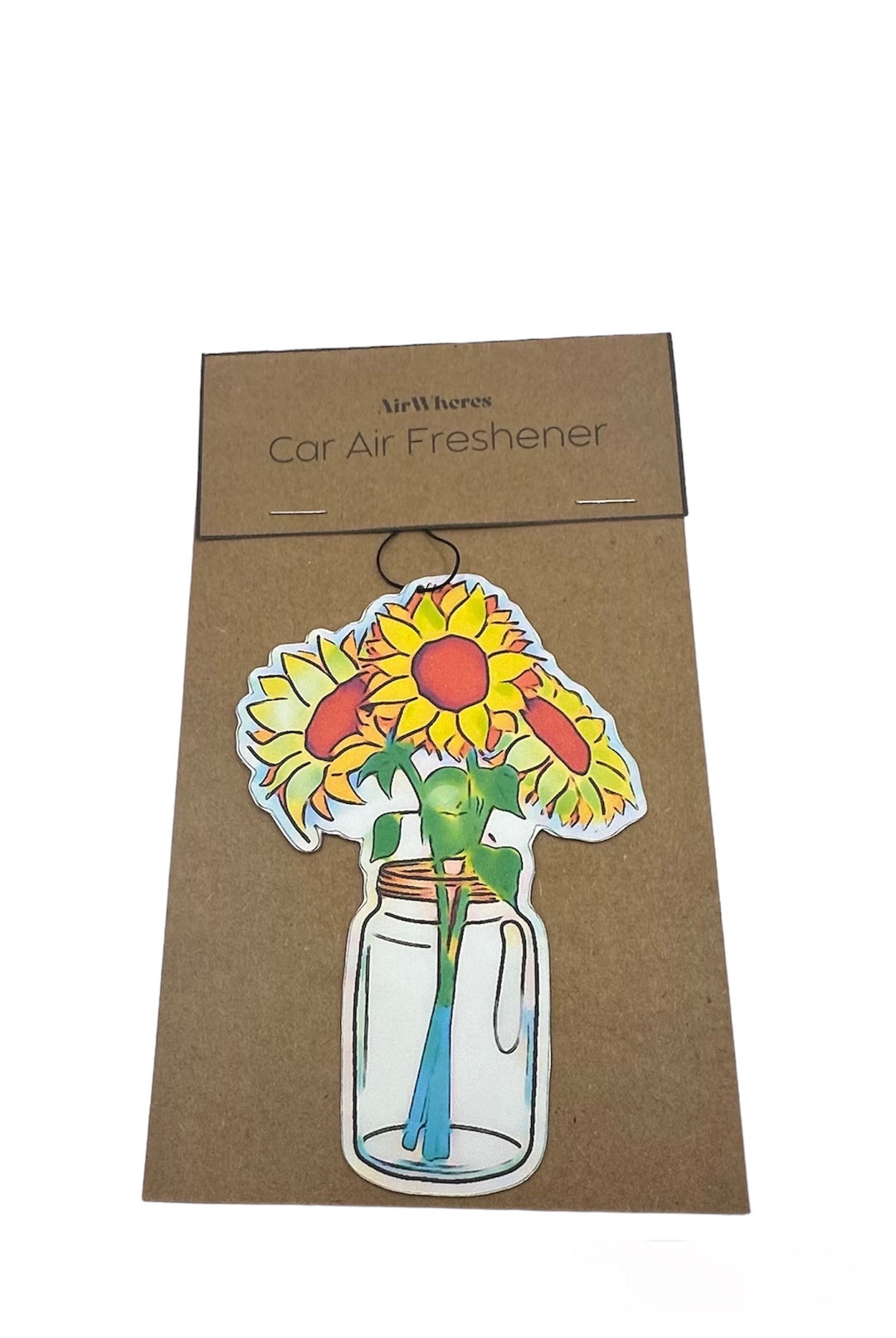 Flower Bouquet Vase Car Air Freshener