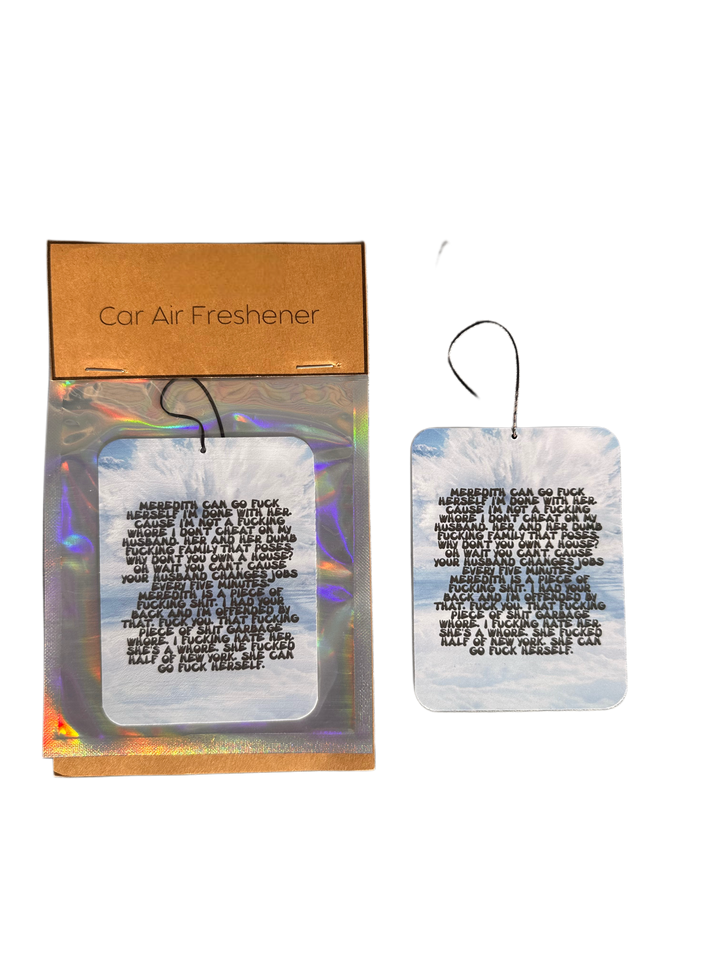 Real Housewives Fan Gift Salt Lake City Car Air Freshener