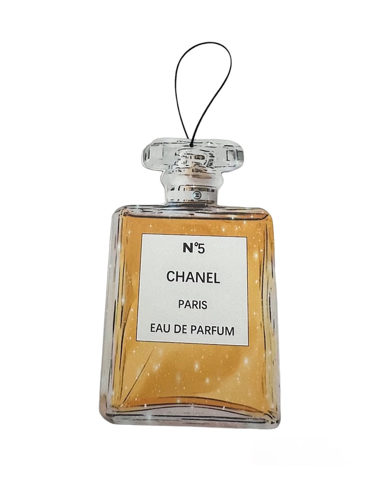 Chanel No. 5 Perfume Bottle Inspired Car Air Freshener