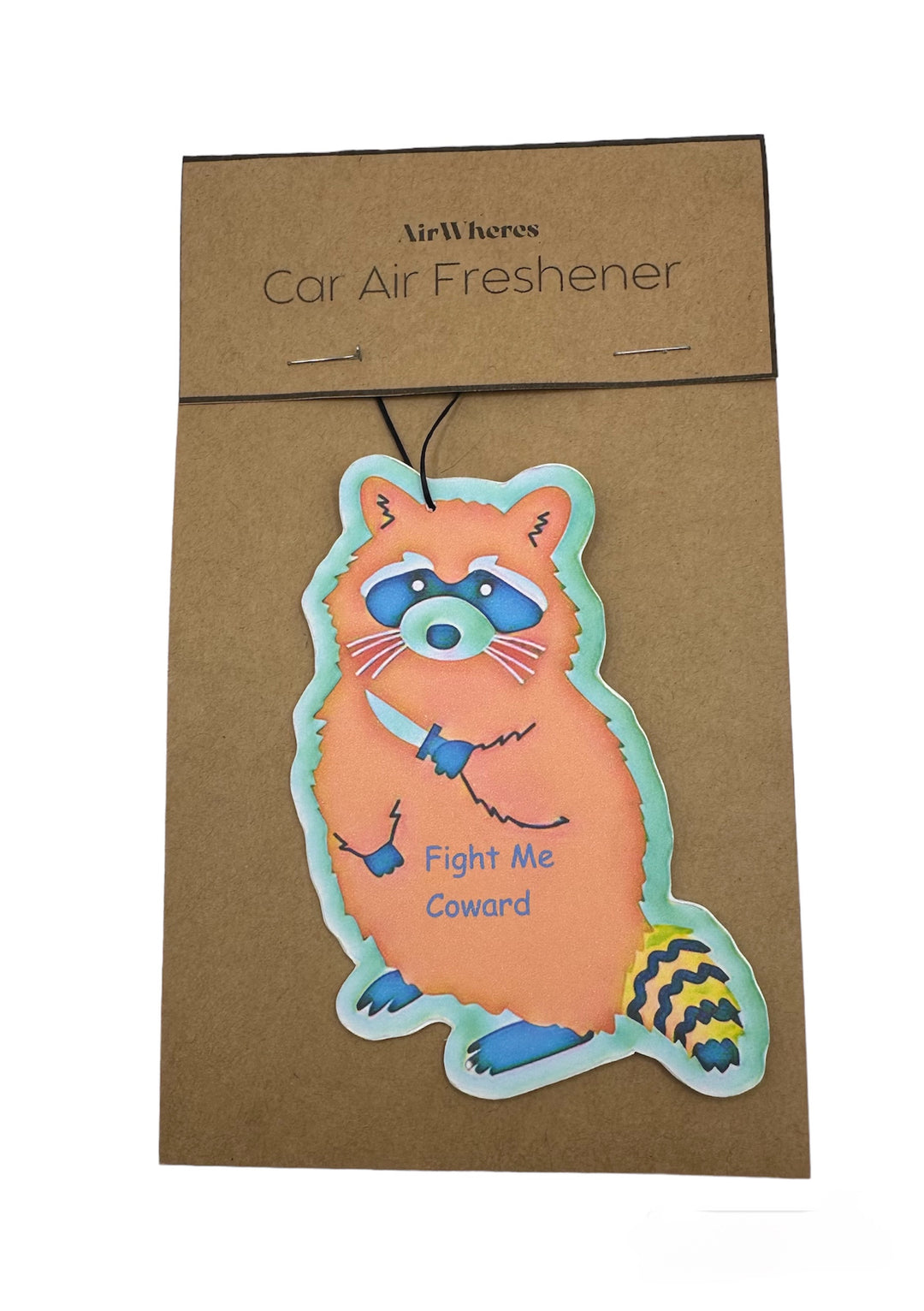 Funny Raccoon Car Air Freshener