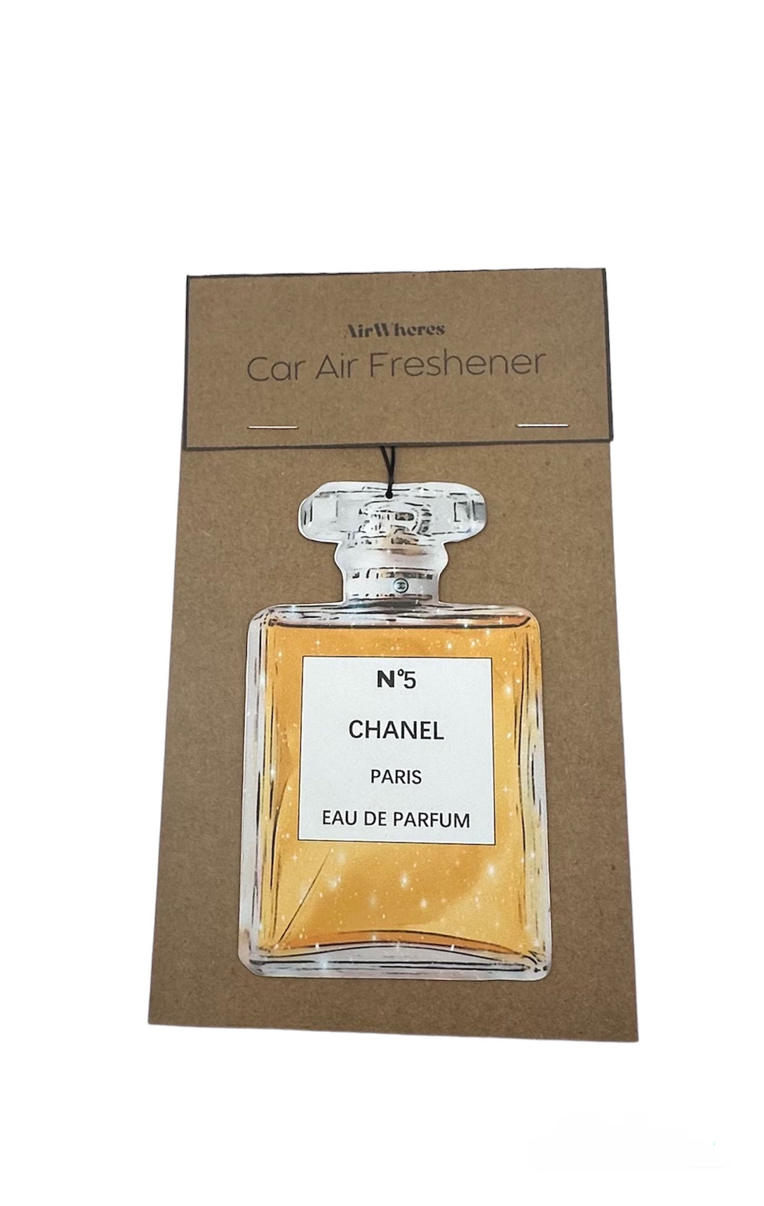 Chanel No. 5 Perfume Bottle Inspired Car Air Freshener