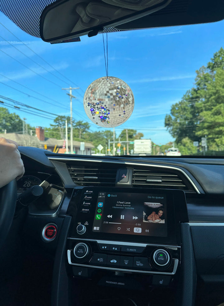 Disco Mirror Ball Car Air Freshener