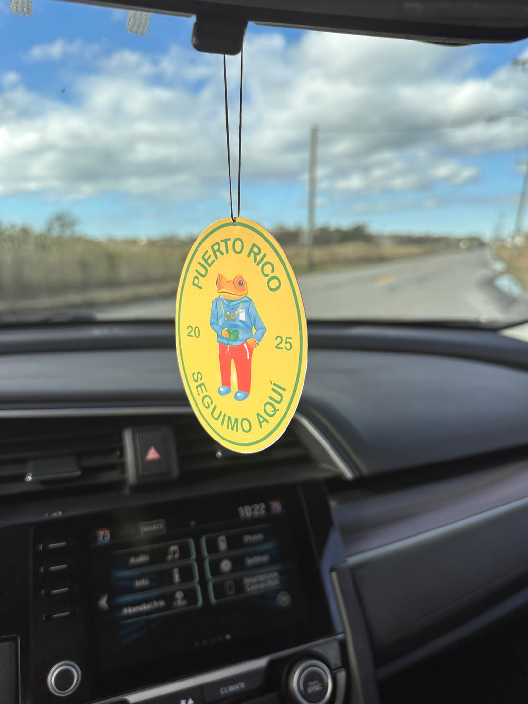 Sapo Concho Frog Puerto Rico Car Air Freshener