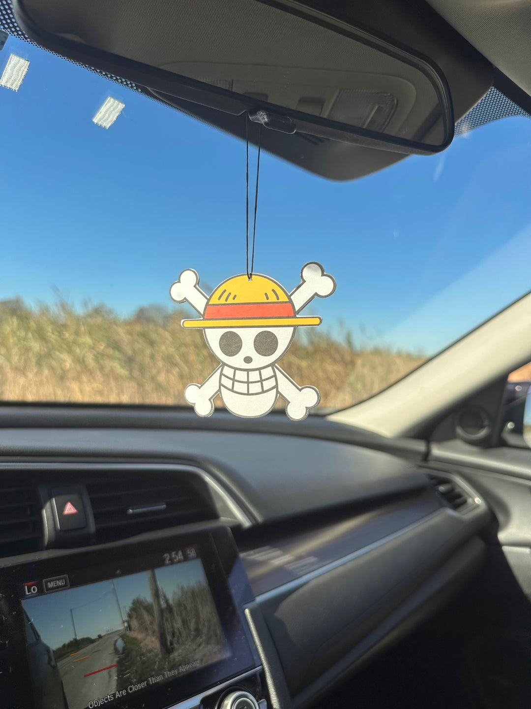 One Piece Straw Hat Flag Car Air Freshener