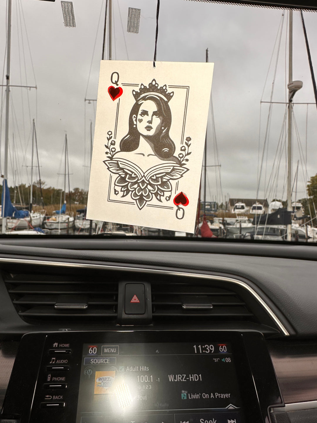 Queen of Hearts Car Air Freshener