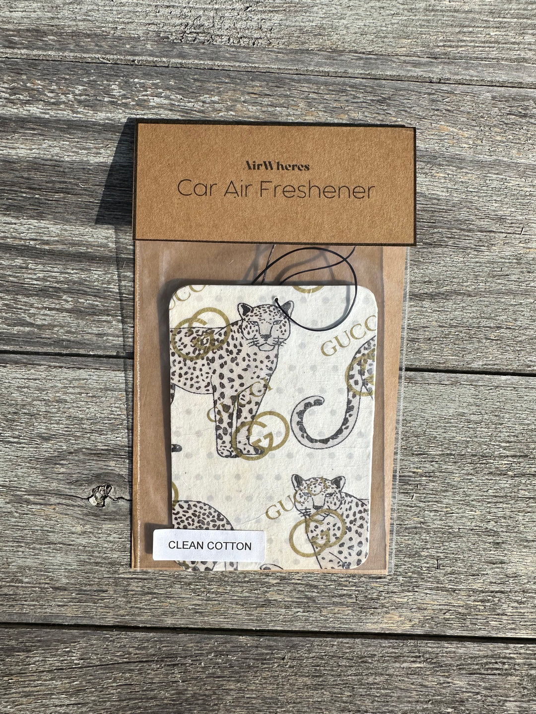 Gucci Paper Car Air Freshener Designer Custom