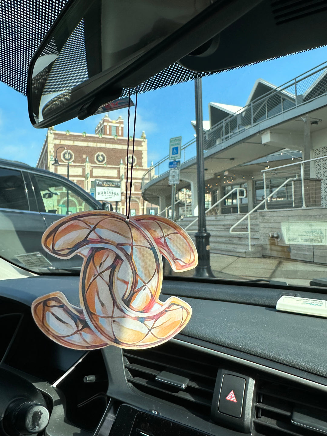 CC Twisted Initial Car Air Freshener