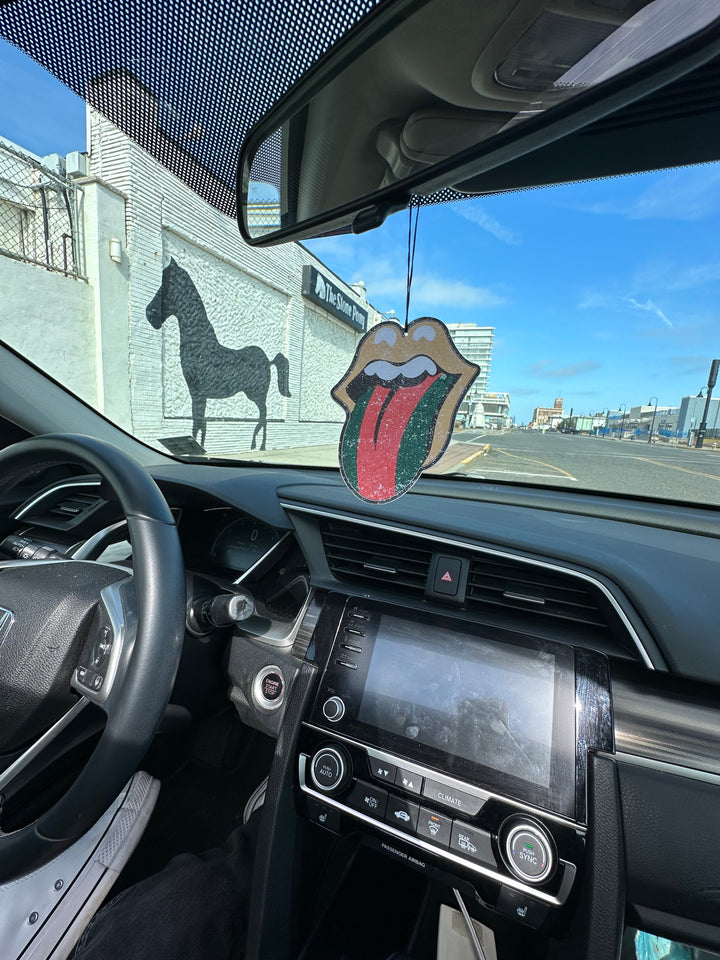 Open Mouth Tongue Out Car Air Freshener