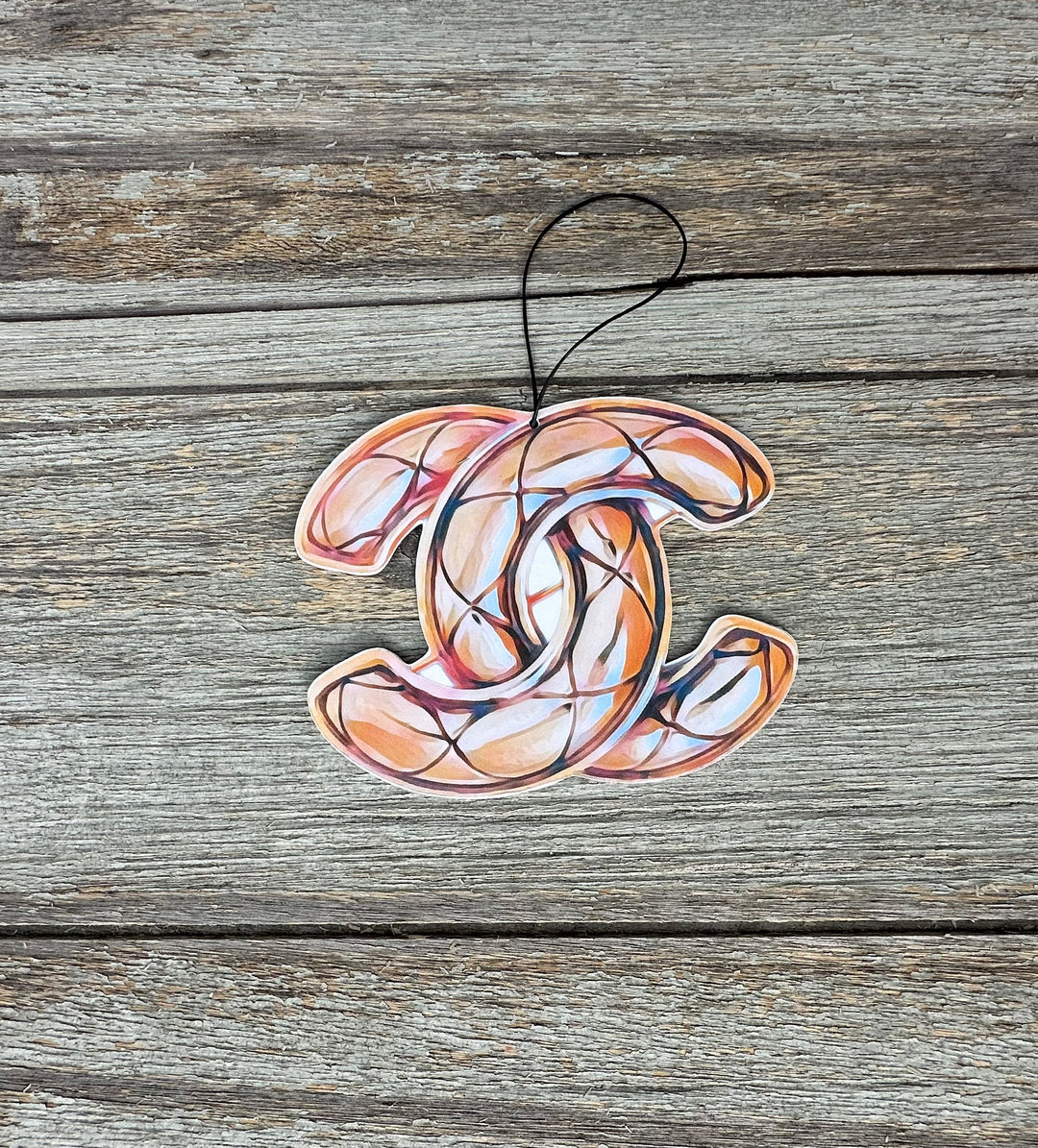 CC Twisted Initial Car Air Freshener