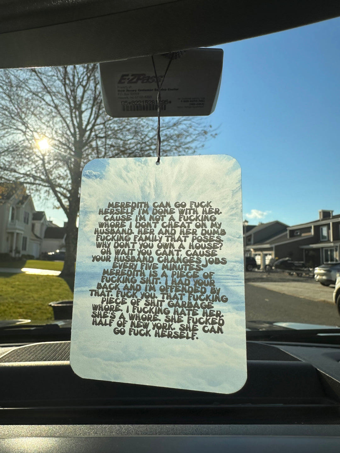 Real Housewives Fan Gift Salt Lake City Car Air Freshener