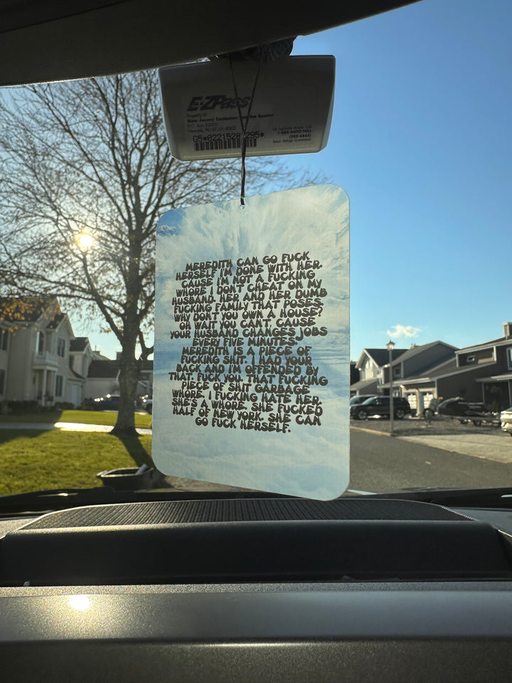 Real Housewives Fan Gift Salt Lake City Car Air Freshener