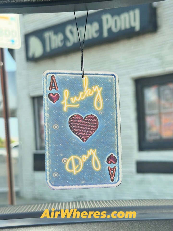 Lucky Day Car Air Freshener Ace of Hearts