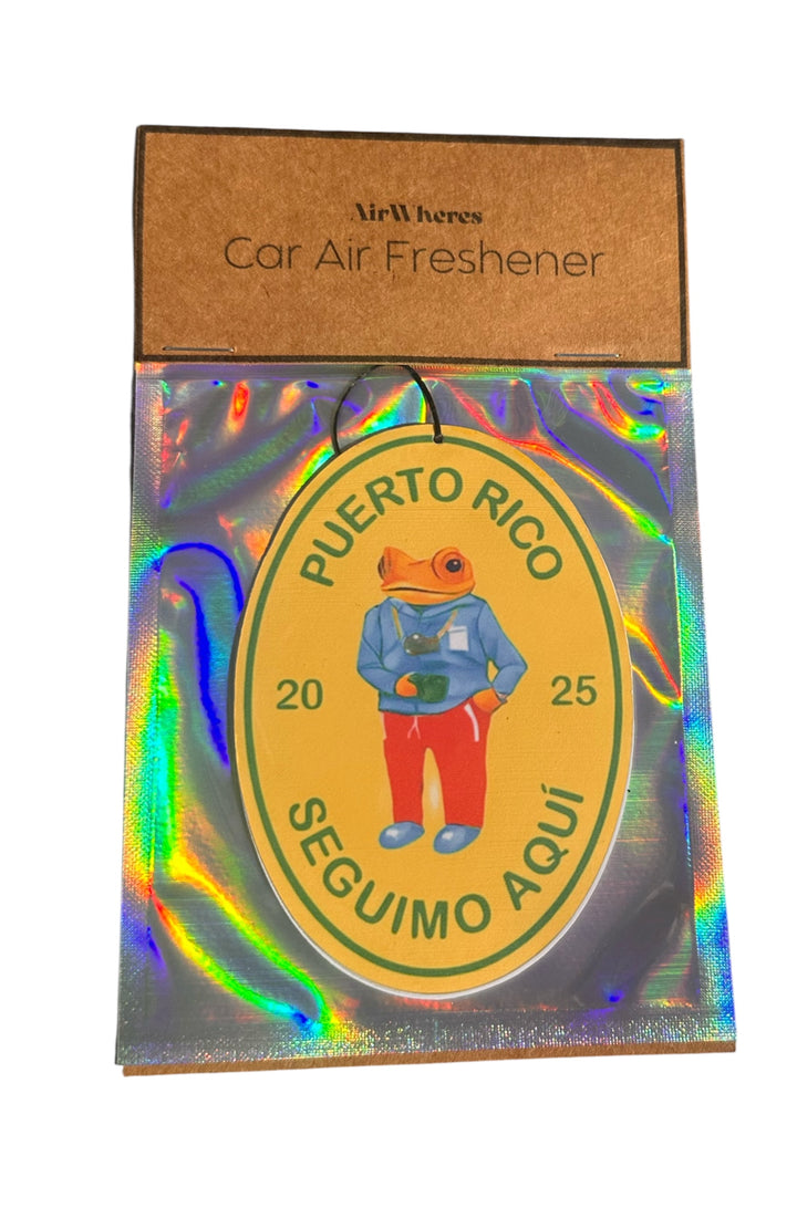 Sapo Concho Frog Puerto Rico Car Air Freshener