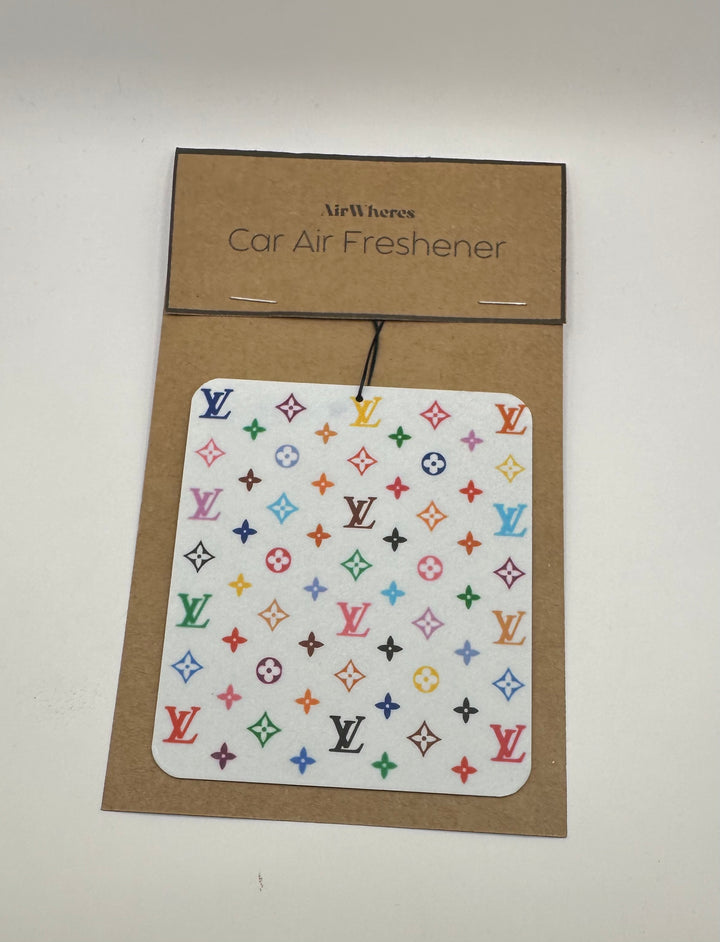 Designer Initials Car Air Freshener