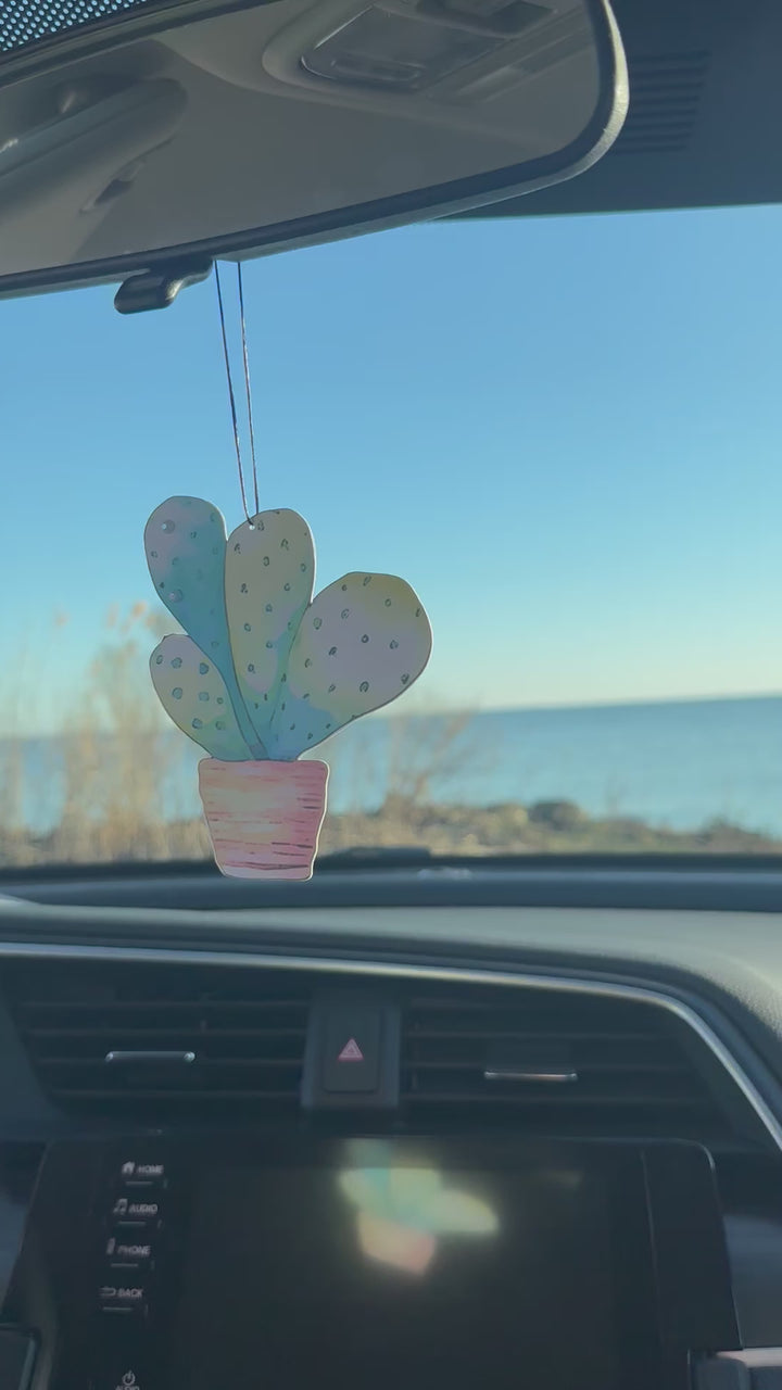 Cactus Bling Car Air Freshener