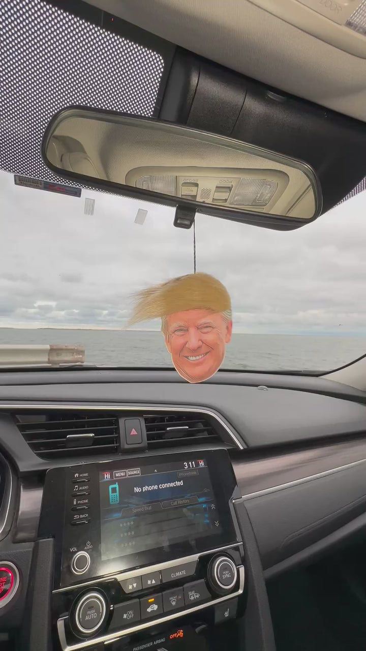 Donald Trump Hair Car Air Freshener